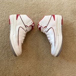 Jordan 2 Retro White Red (2014)
